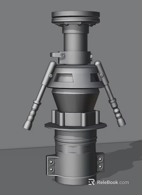 Advanced Intelligent Machine Featuring Metal Mechanical Arms And Robotic Structure Design 3d model 