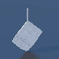 Household Cleaning Cloth With Mesh Texture And Hanging Loop For Daily Kitchen Use