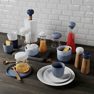 Modern Tableware 3d model