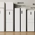 Midea Refrigerators and Freezers in White and Gray with Various Sizes and Designs