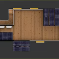Modern Single Family House With Solar Panels Yellow Lattice And Roof Terrace