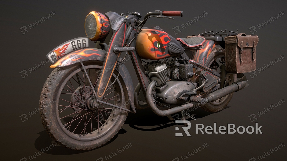 Motorcycle Motorcycle Non-Motor Vehicle Old Motorcycle model