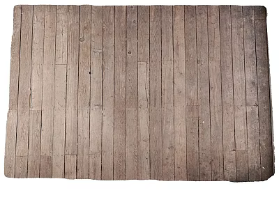 Natural Rustic Solid Wood Plank Floor Featuring Authentic Grain Texture For Interior 3d model