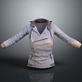 outerwear outerwear leather outerwear leather outerwear long coat bat shirt costume fashion 3d model