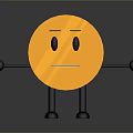 Expression package WeChat expression package cartoon expression cartoon face emoticon Yan text 3d model