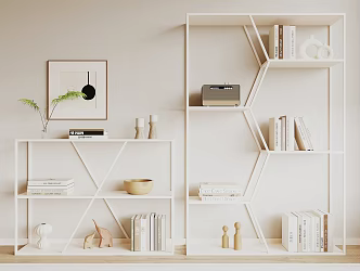 Modern Storage Rack 3d model