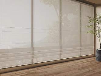 Antique Roman Curtain Dream Curtain Rolling Curtain 3d model