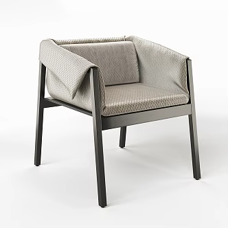 PAD Chair Chair Single Chair Solid Wood Chair Stool Solid Wood Furniture pad cizeta 3d model