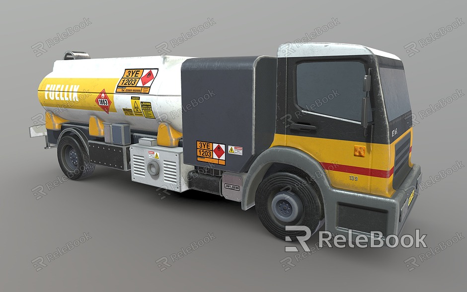 Airport fuel truck tank truck function car model