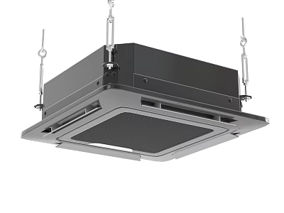 Modern Ceiling Mounted Air Conditioner Vent With Efficient Air Distribution Design 3d model