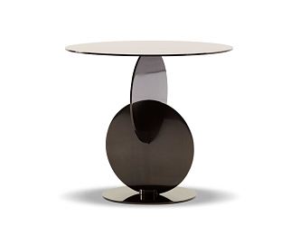 Modern round table glass side table corner table sofa side table round side table 3d model