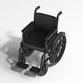Outdoor Landscape Sculpture Depicting Wheelchair With Artistic Metal Structure Design