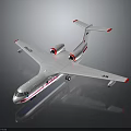Aerospace Spaceplane Model With White Red Accented Design And Gray Background Reflection