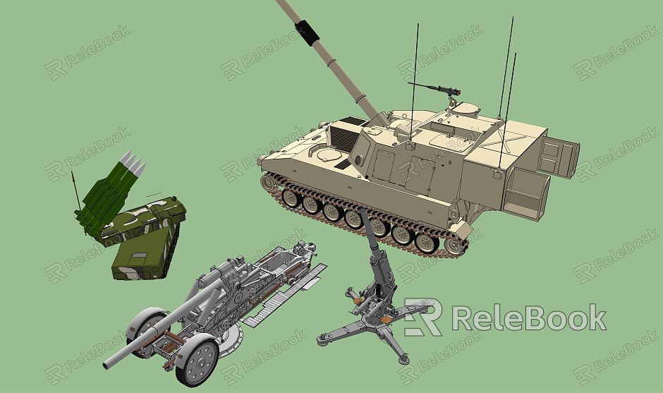 Modern Tanks model