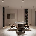 Modern Garage Interior Design With White Sports Car Bicycle Gray Floor And Recessed Lighting