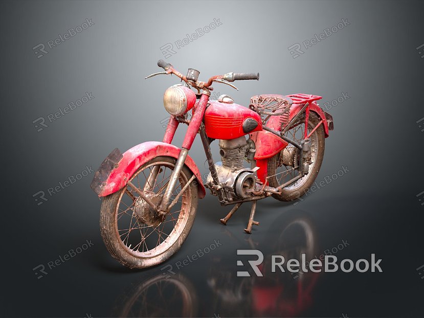 Motorcycle two-wheeled motorcycle off-road motorcycle road race motorcycle motor vehicle transport model