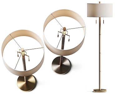 Modern minimalist floor lamp 3d model