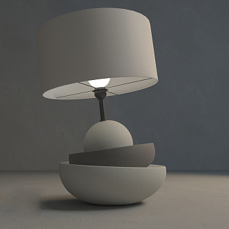 Modern table lamp 3d model