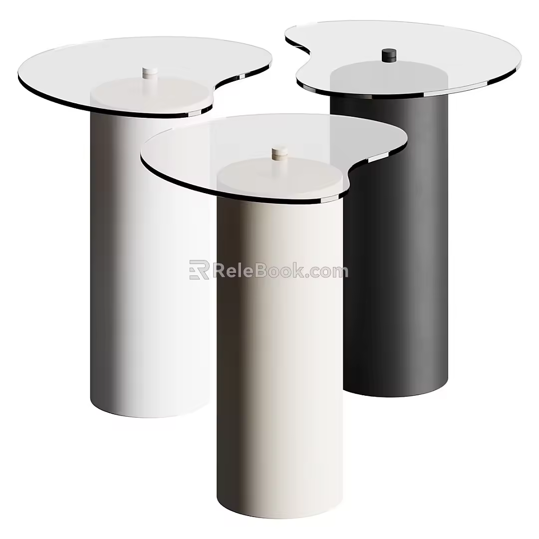 Side Table Coffee Table 3d model