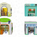 Kids Playground With Interactive Kitchen Diner Supermarket Toy Buildings For Role Play