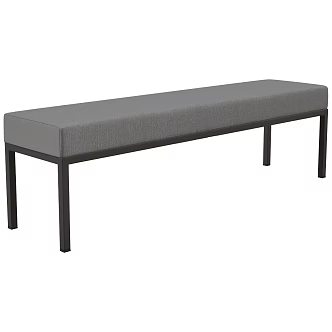 Eri Modern Grey Stool 18 3d model