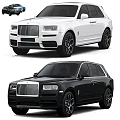 Luxury Rolls Royce SUV Vehicles in White and Black Colors