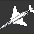 Military Aircraft Weapon Model White Fighter Jet With Red Blue Stripes And Number 447