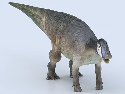 Life Like 3D Dinosaur Model With Detailed Skin Texture And Standing Posture 3d model