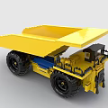 Lego toy building block loader truck engineering truck 3d model