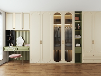 French wardrobe 3d model