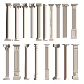 Roman Columns Architectural Collection With Various Classical Styles And Decorative Details