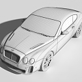 Modern sports car 3d model