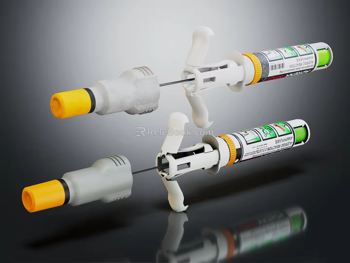 Modern Adrenaline Injection Adrenaline Injection 3d model