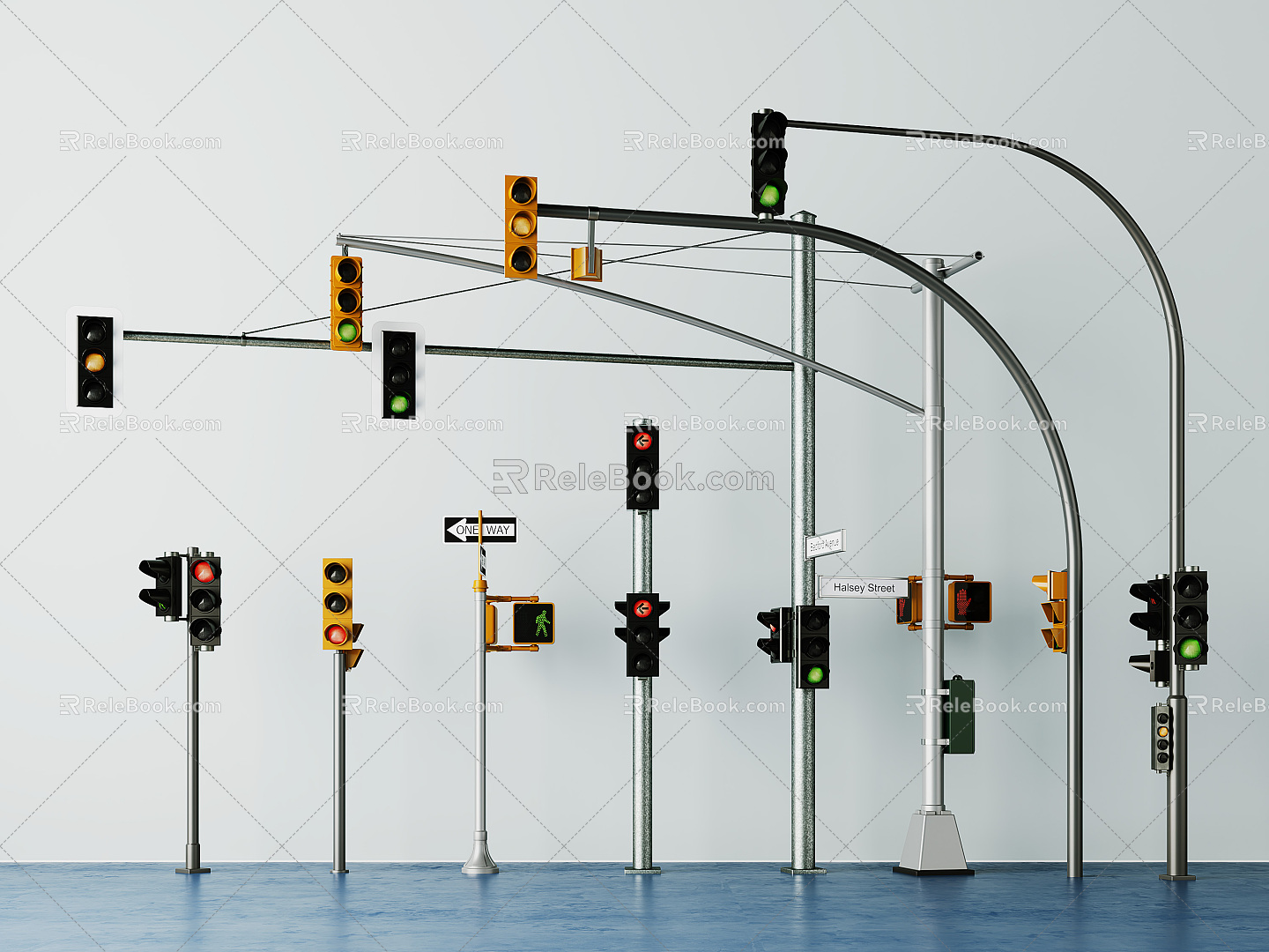 Modern Traffic Lights Traffic Lights 3d model