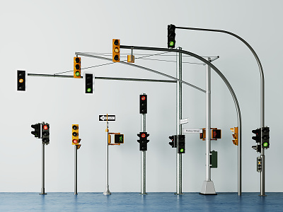 Modern Traffic Lights Traffic Lights model