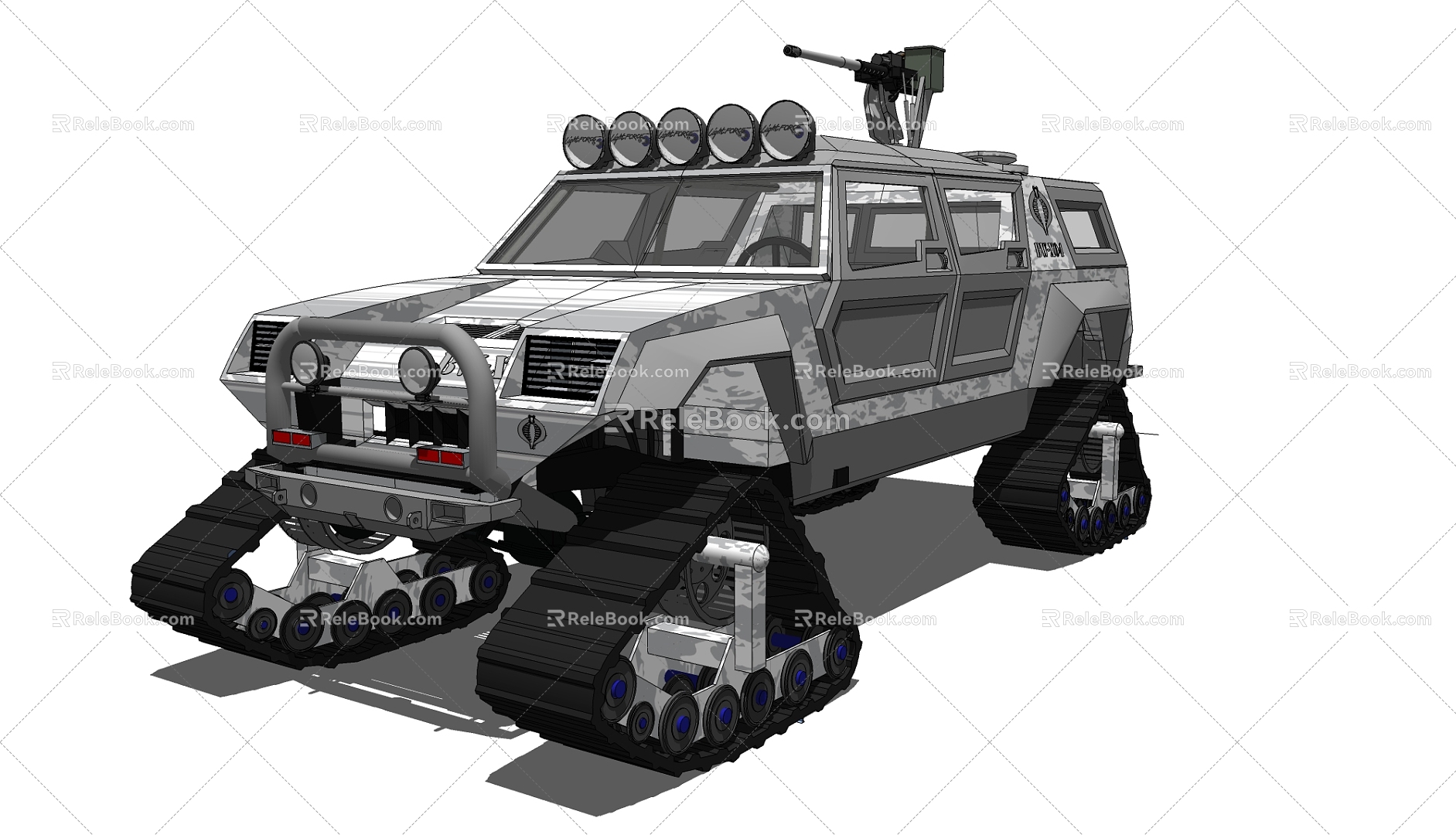 Modern Military Vehicle Military Vehicle Car 3d model