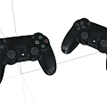 Modern gamepad 3d model