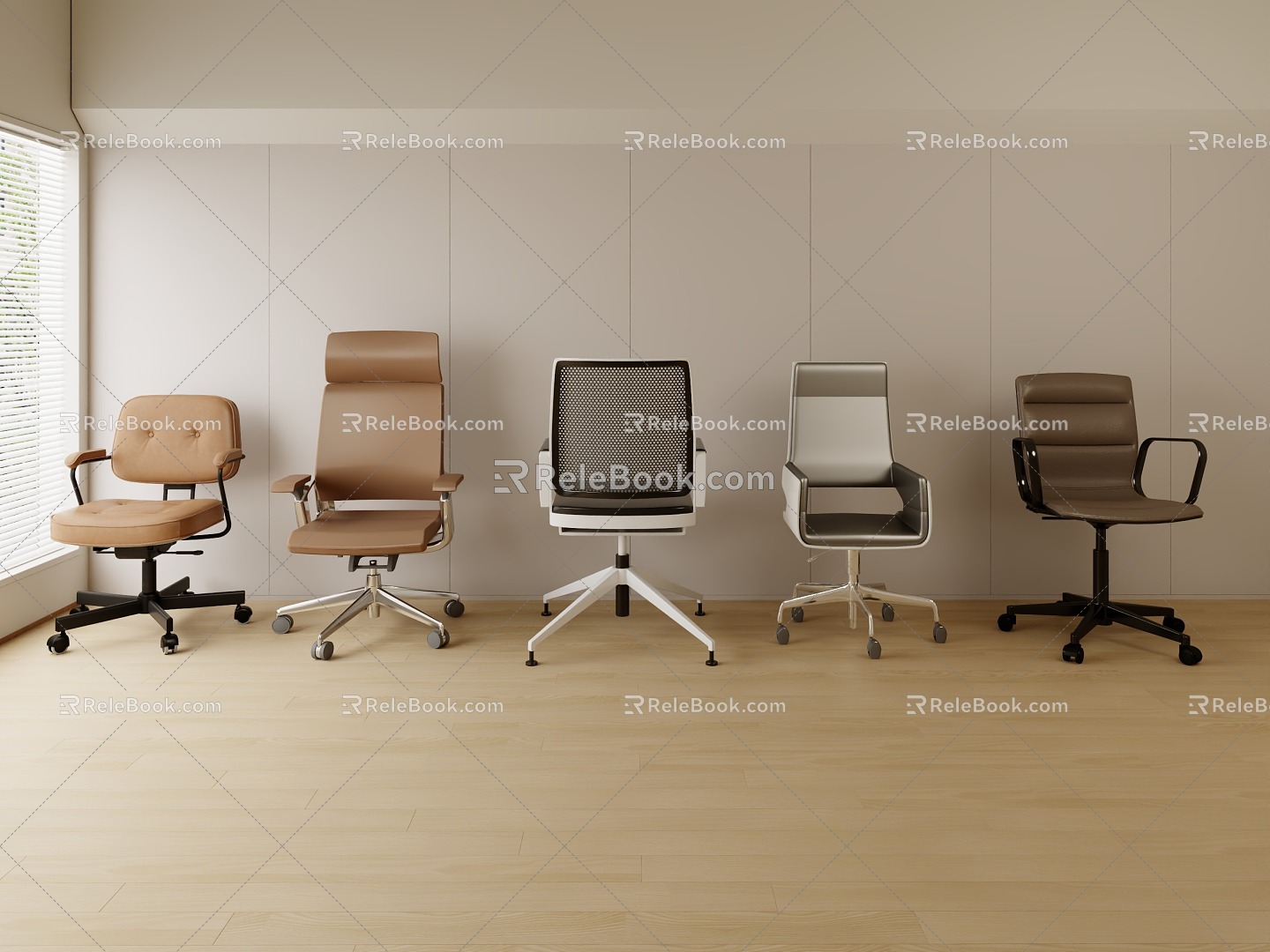 Office Chair Single Chair 3d model