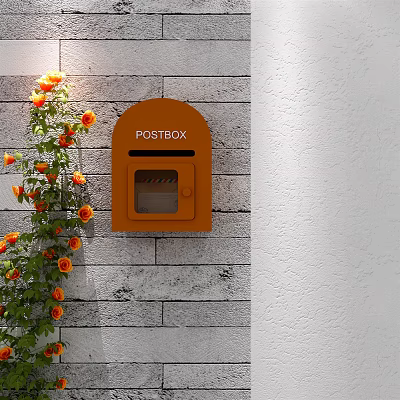 Modern letter box 3d model Modern letter box 3d model