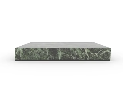 Light Luxury Coffee Table Square Marble 3d model