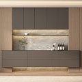 Wine Cabinet Sideboard 3d model