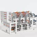 Industrial Equipment System With Pipeline Valves Control Panel Tanks And Metal Components