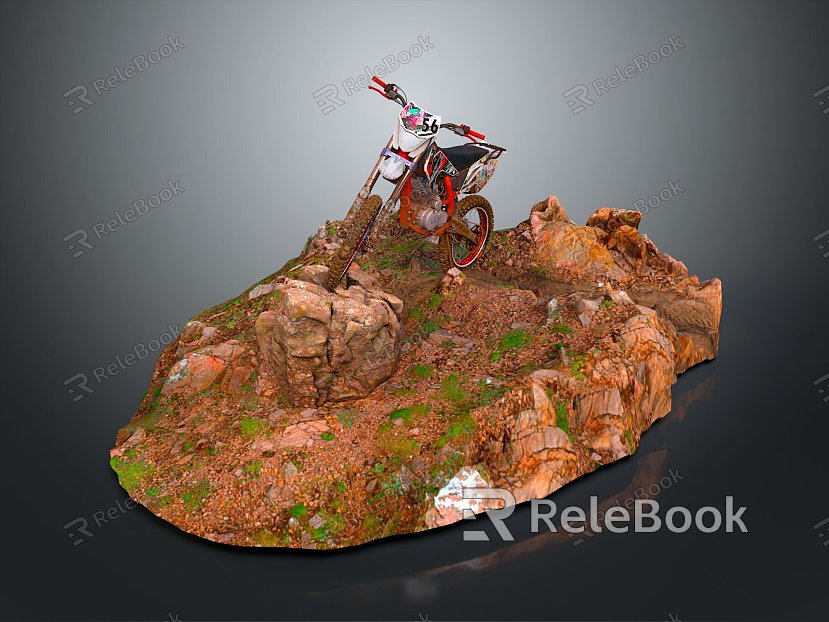 Motorcycle Two-wheeled Motorcycle Cross-country Motorcycle Road Race Motorcycle Motor Vehicle Transport model