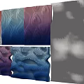 Panel combination profiled grid combination 3d model