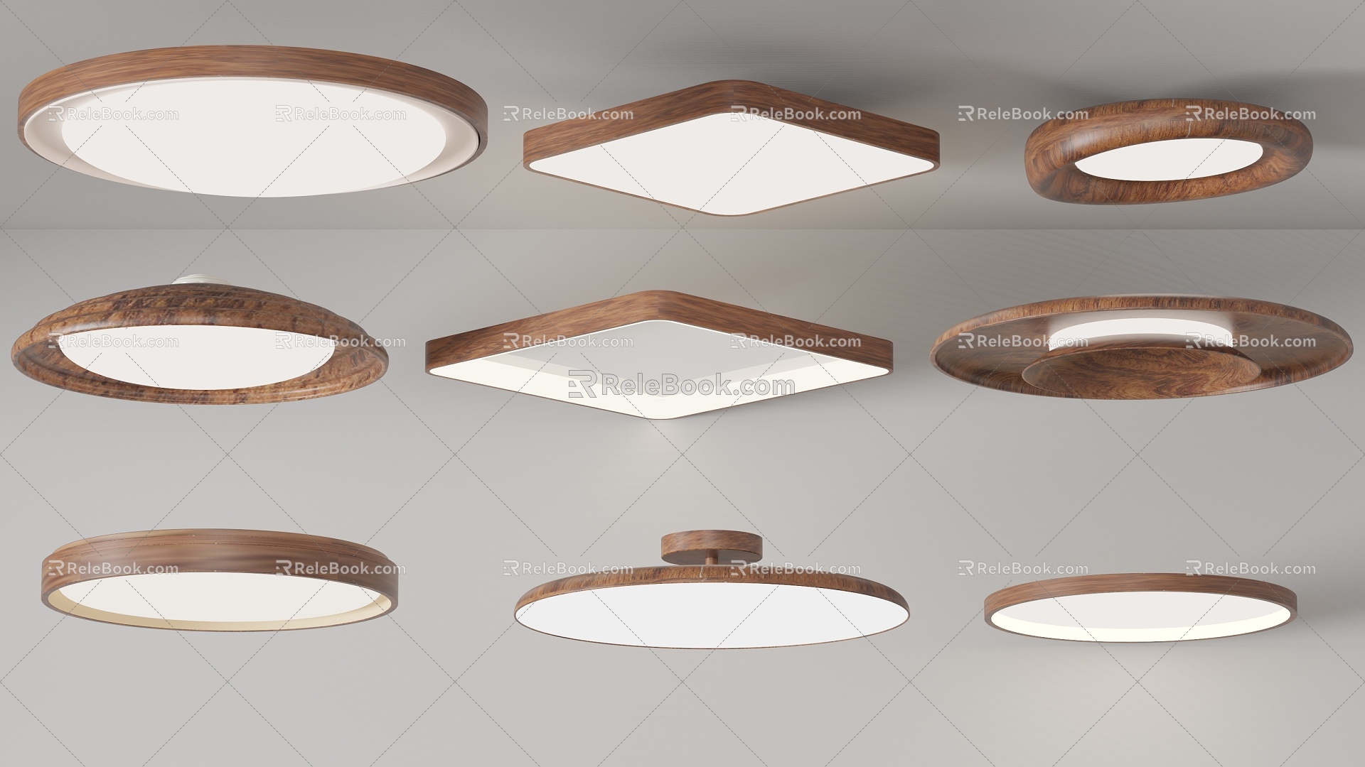 Modern Middle Aged Ceiling Lamp model