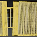 White Gray And Dark Gray Curtains At Window With Natural Light Wooden Windowsill And Chairs