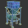 coal mine ventilation 3d model