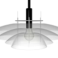 Modern chandelier 3d model