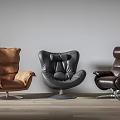 Stylish Modern Comfortable Leather Leisure Chairs With Various Designs And Colors