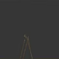 Two Sturdy Wooden A Frame Supports With Cross Bars And Stable Base
